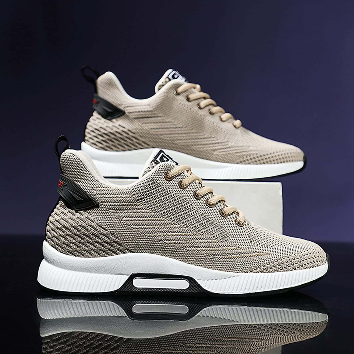 Elevate Sneakers (6 CM BOOST) - Beige