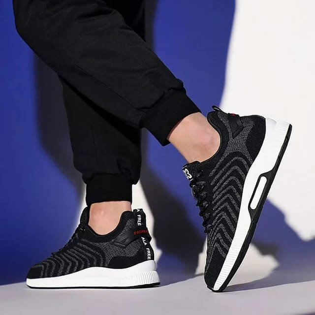 Elevate Sneakers (6 CM BOOST) - Bølge Sort