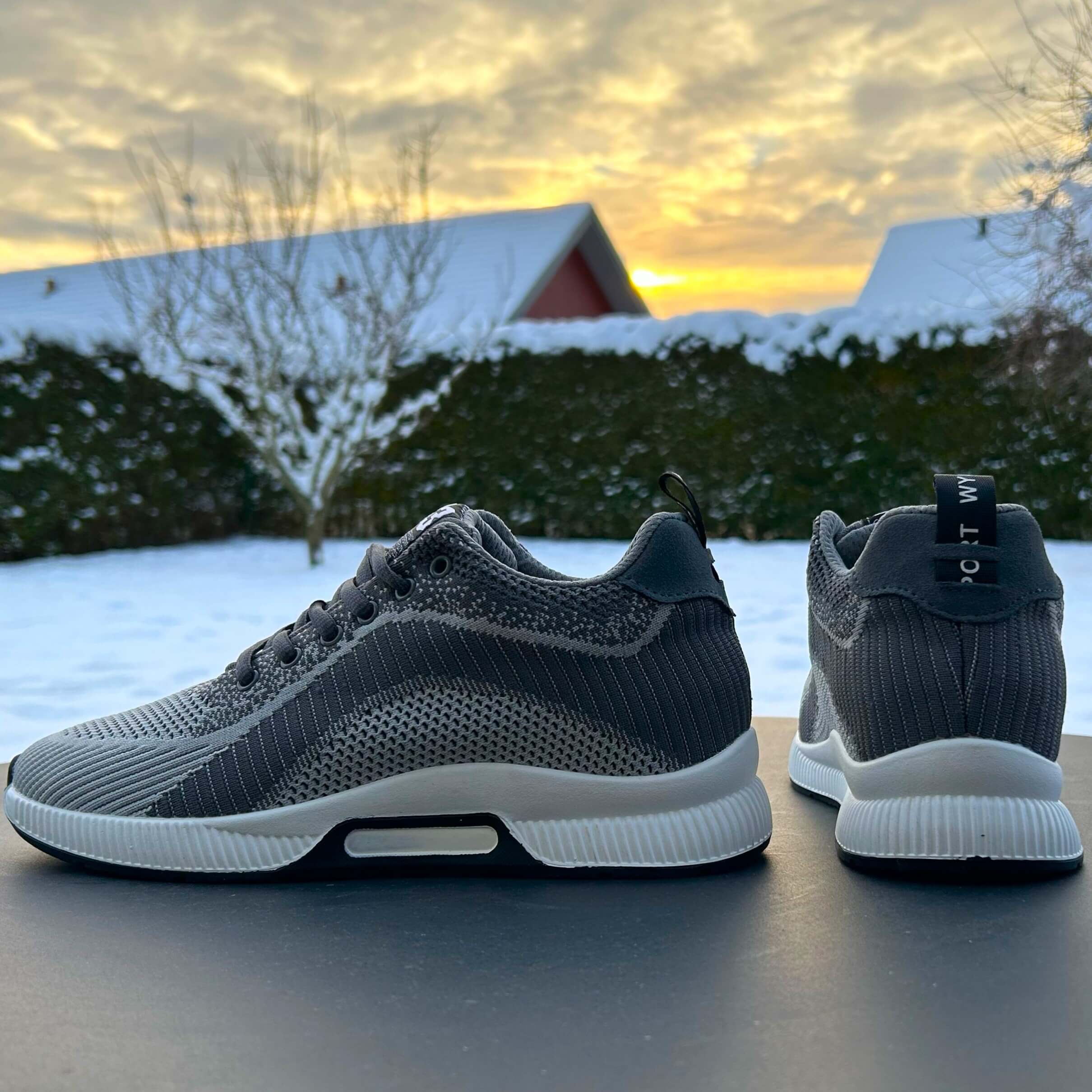 RESTUDSALG Elevate Sneakers (6 CM BOOST) - Greys