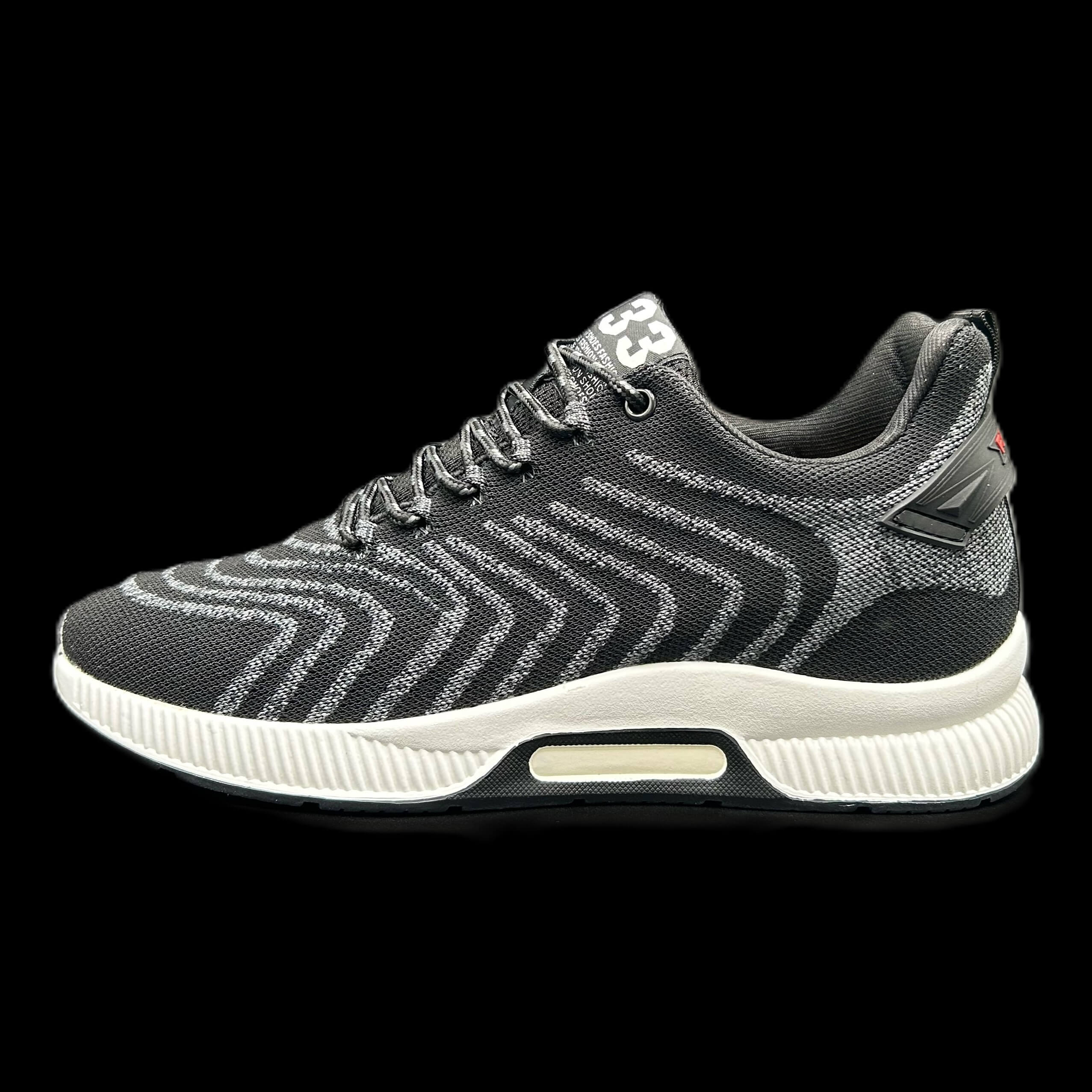 Elevate Sneakers (6 CM BOOST) - Bølge Sort