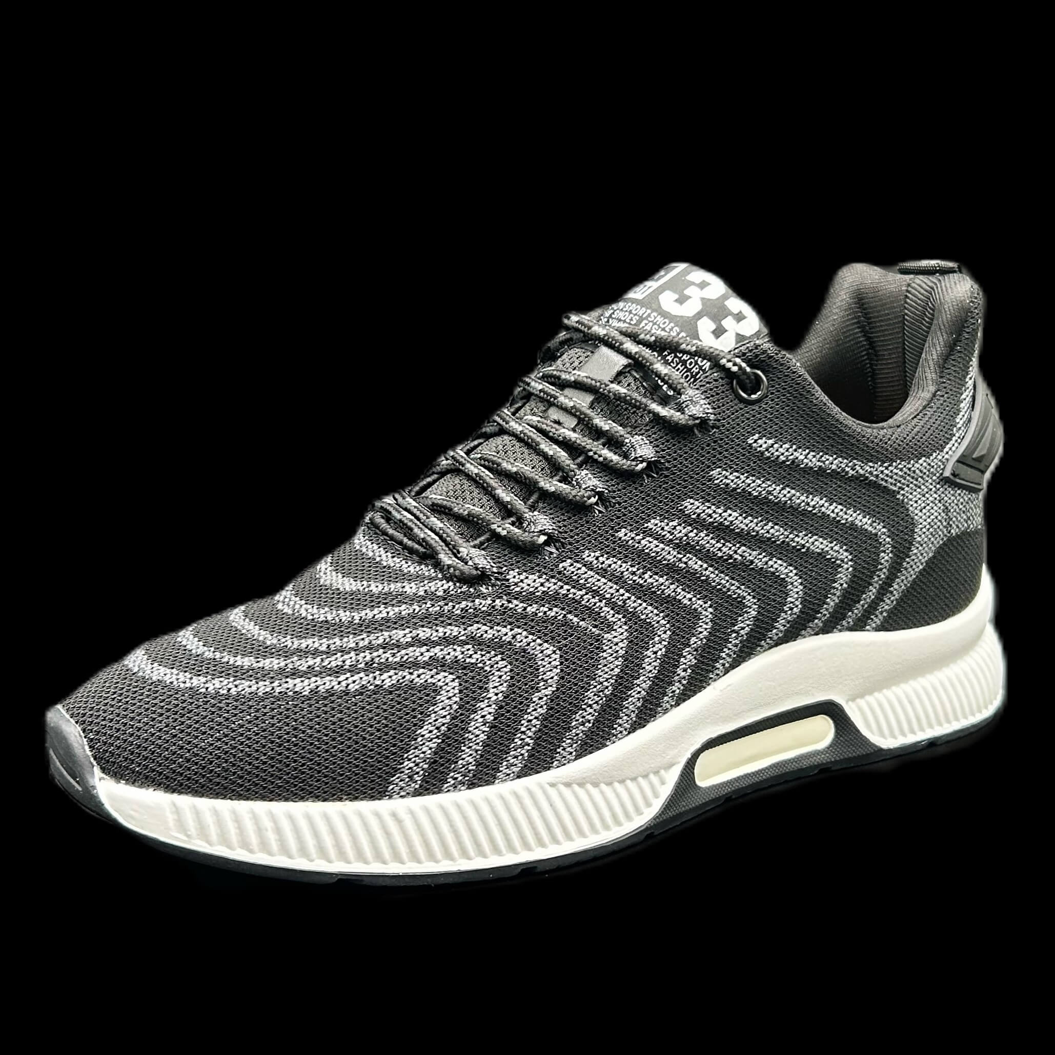 Elevate Sneakers (6 CM BOOST) - Bølge Sort