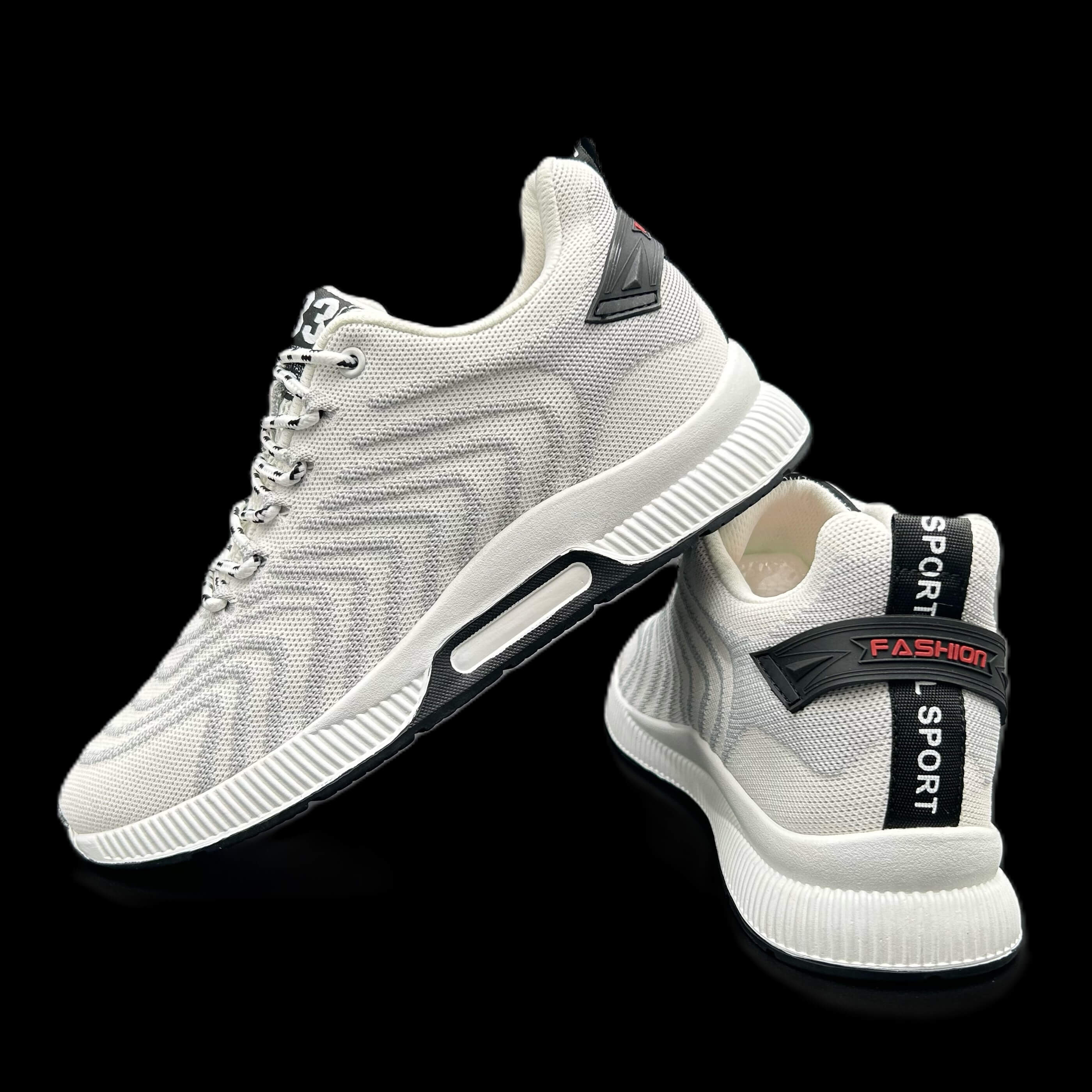 Elevate Sneakers (6 CM BOOST) - Bølge Hvid