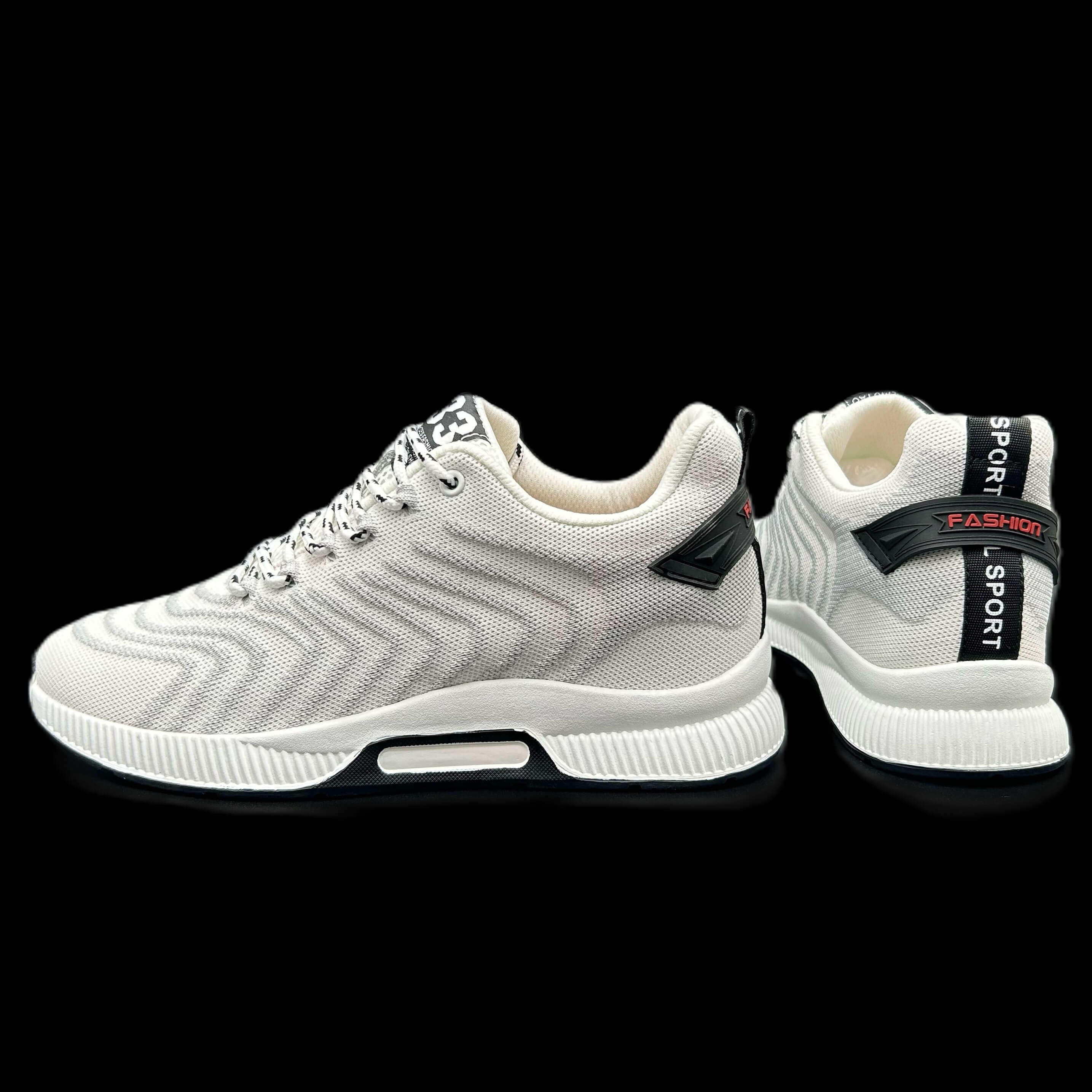 Elevate Sneakers (6 CM BOOST) - Bølge Hvid